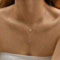Collar doble con circon