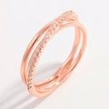 Anillo en oro rosa