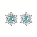 Aretes flor de cristal