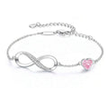Pulsera de infinito con circones