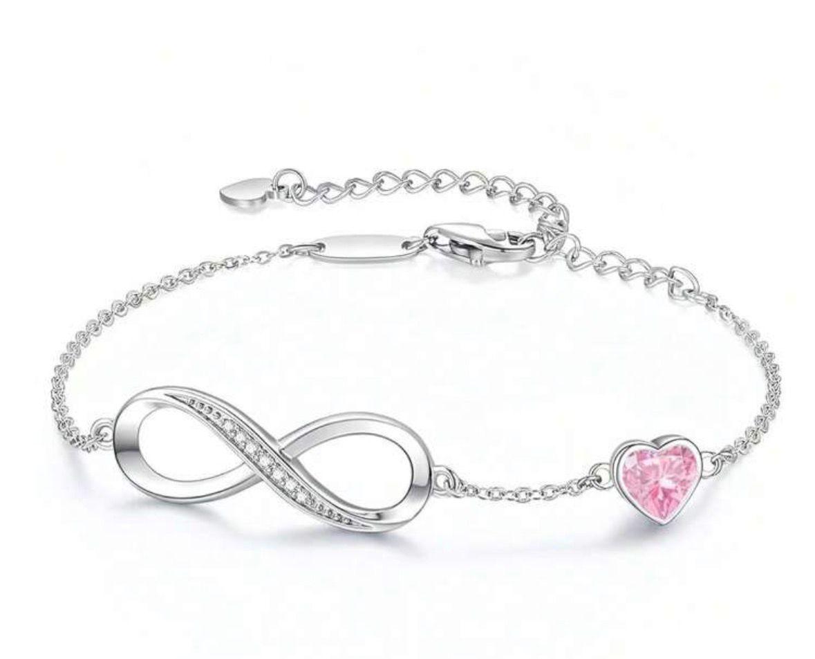 Pulsera de infinito con circones